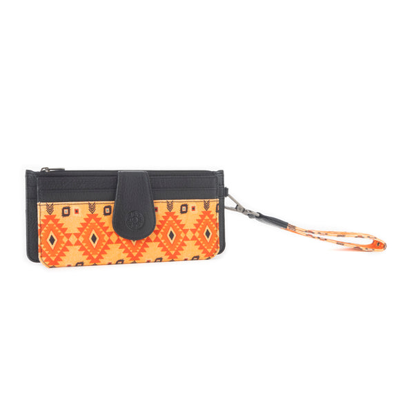 Sedona Sunset Wallet in Rust Orange - Myra USA