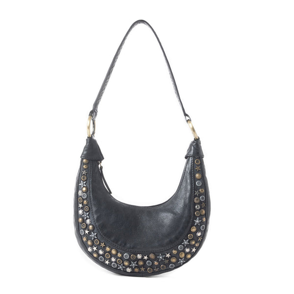 Myra Midnight Mesa Shoulder Bag in Dusty Onyx - Myra USA