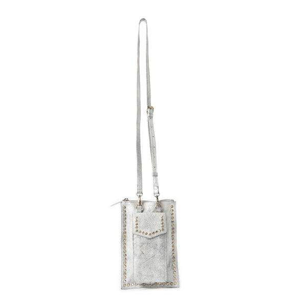 Western Wanderer Leather Bag in White - Myra USA