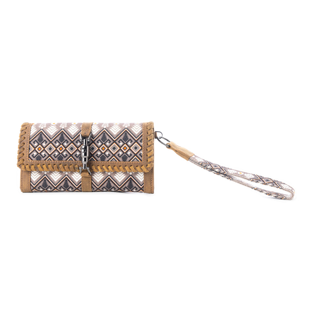 Sonora Sunset Western Woven Wallet in Multicolor