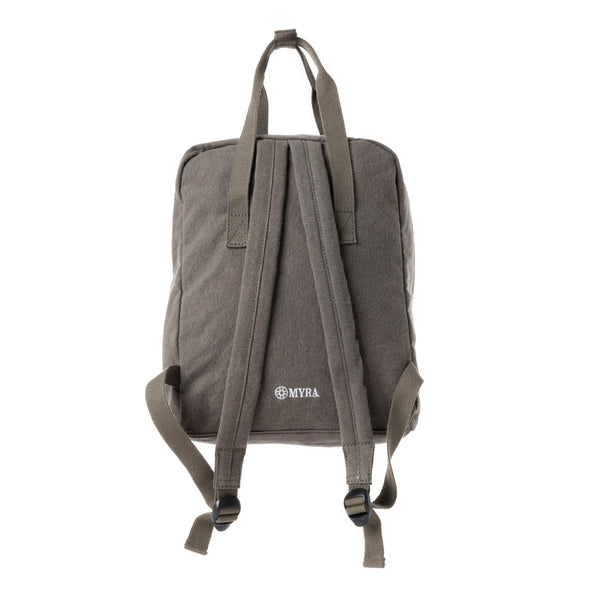 Pioneer Trek Canvas Backpack Bag in Grey - Myra USA