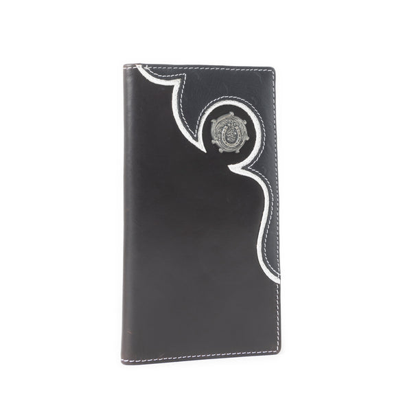 Blacksmith’s Mark Leather Wallet in Onyx Black - Myra USA