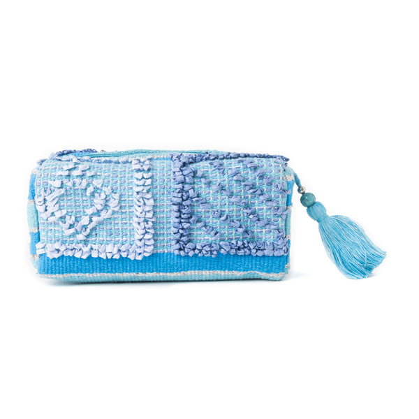 Mirage Drift Canvas Multi-Pouch in Icy Denim - Myra USA