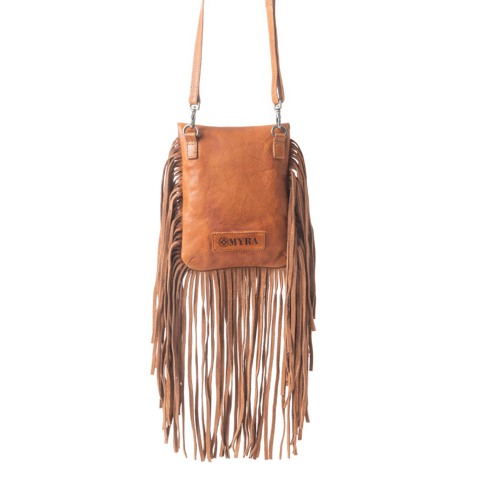 Wild Noir Leather Bag in Tan