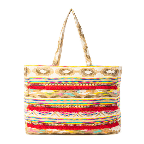 Myra Sundancer Weekender Bag in Crimson Wave - Myra USA