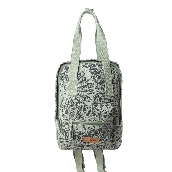 Myra Juniper Bloom Backpack in Forest Lace - Myra USA