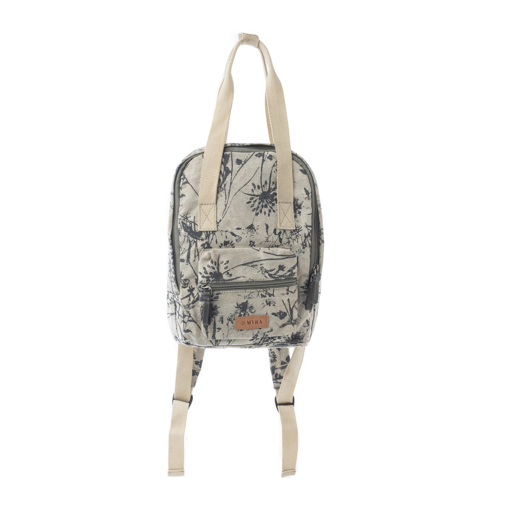 Myra Fable Flora Cotton Backpack in Earthy Sage