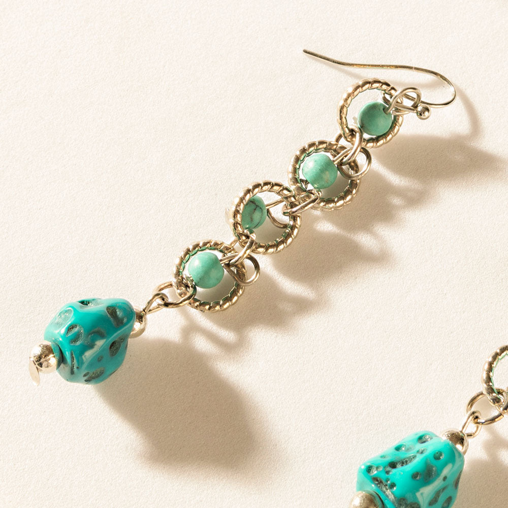 Laramie Loops Earrings in Desert Blue