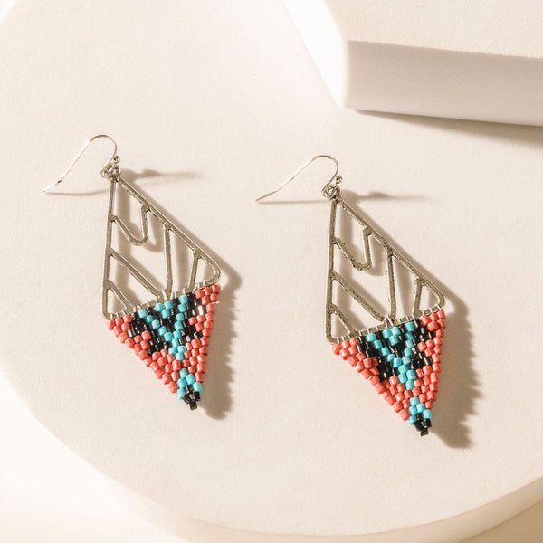 Sonora Blaze Earrings in Onyx Pink - Myra USA
