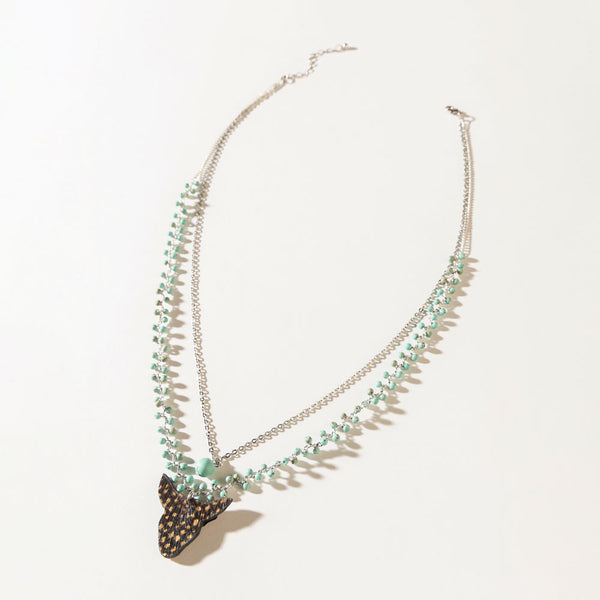 Spirit of the Plains Necklace in Moon Silver - Myra USA