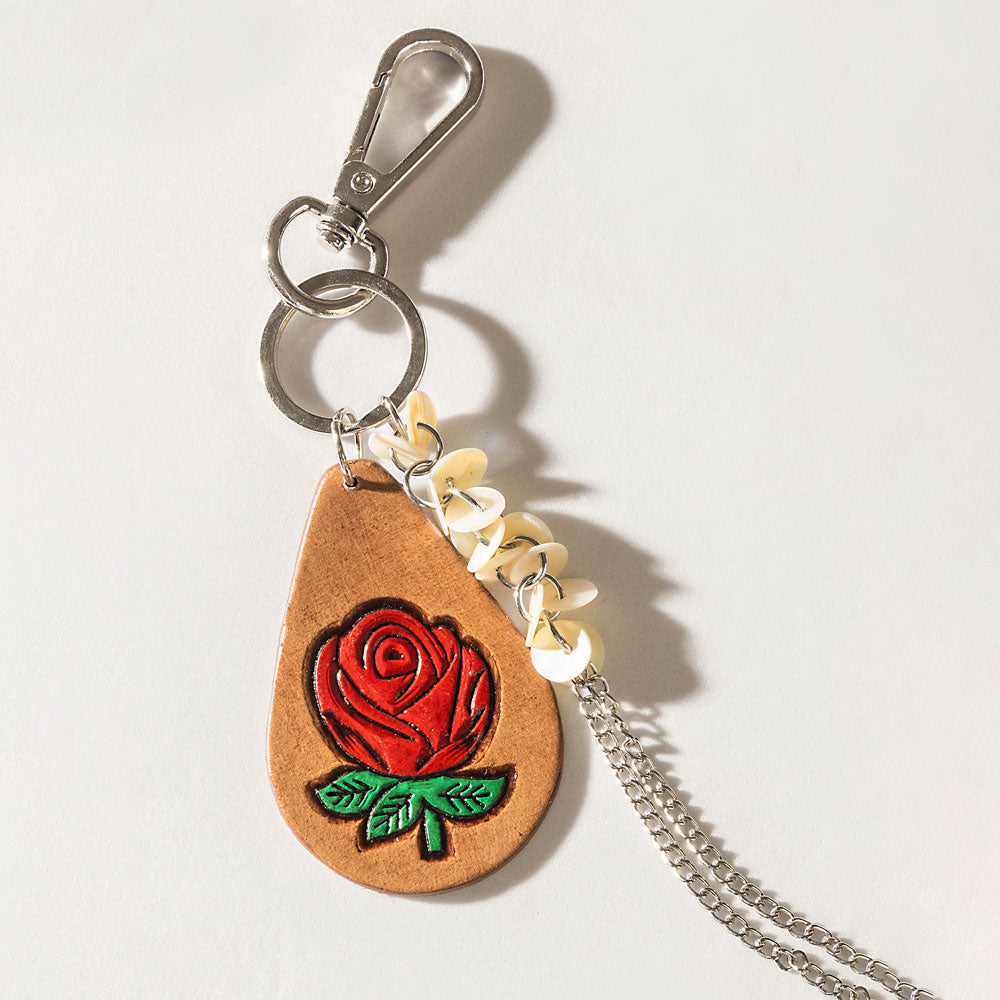 Rodeo in Bloom Keychain in Sage Rose