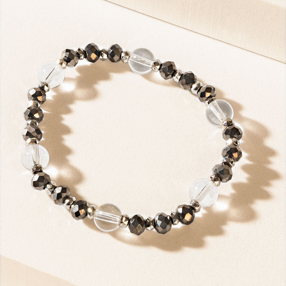Ashen Aura Bracelet in Frost Grey - Myra USA