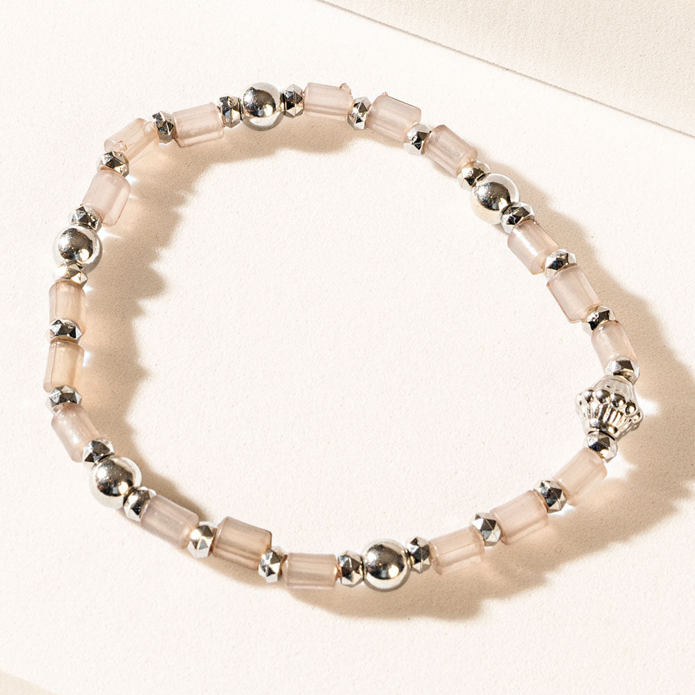 Ashen Aura Bracelet in Frost Grey - Myra USA