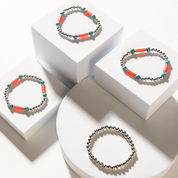 Red River Ritual Bracelet in Aqua Red - Myra USA