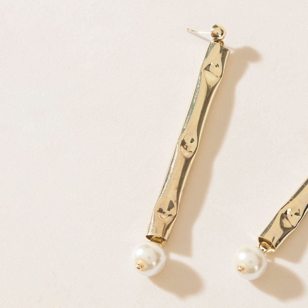Gilded Calm Earrings in Solar Gold