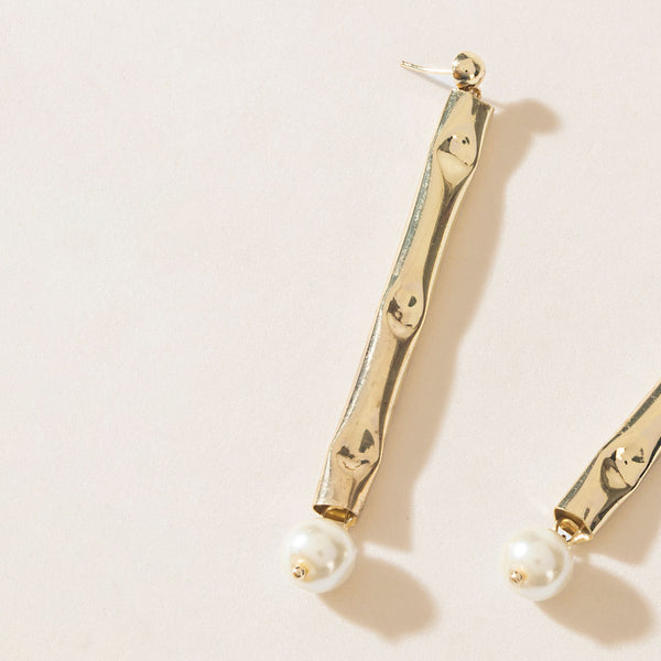 Gilded Calm Earrings in Solar Gold