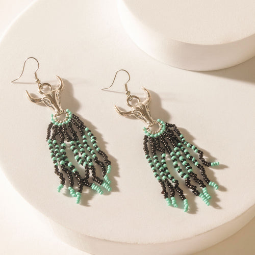 Wichita Bones Earrings in Canyon Blue - Myra USA