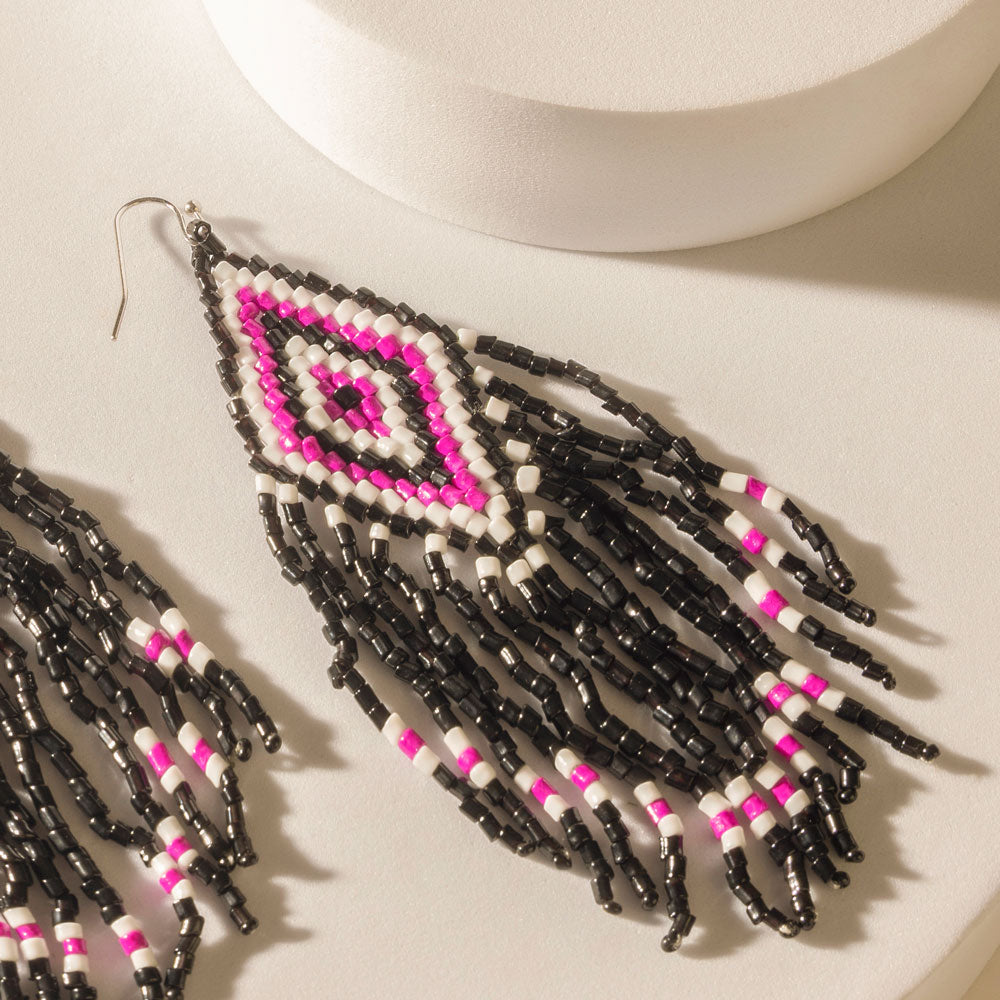 Diamondback Earrings in Mesa Pink - Myra USA