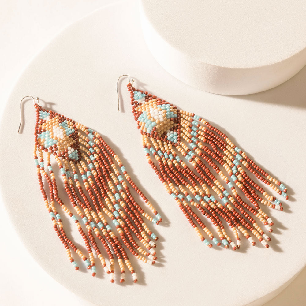 Willowfire Earrings in Rust Ember - Myra USA