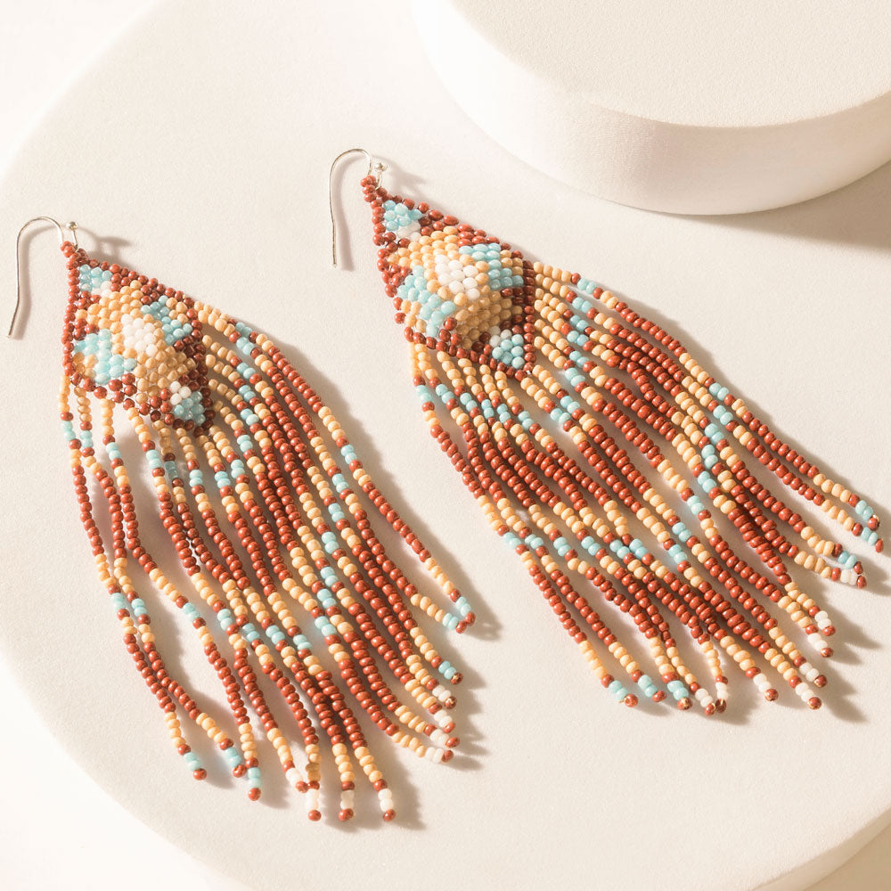 Willowfire Earrings in Rust Ember - Myra USA