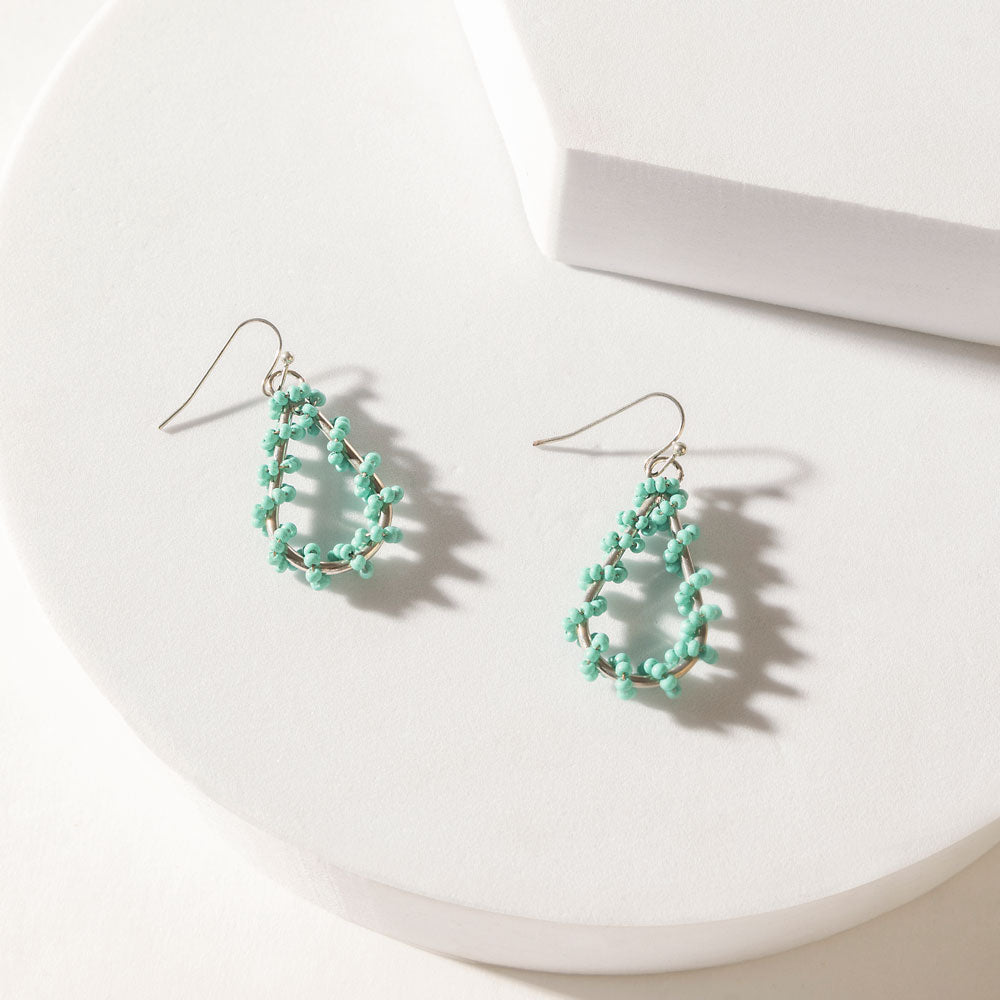 Myra Turquoise Trails & Silver Tales Set of 16 Earrings