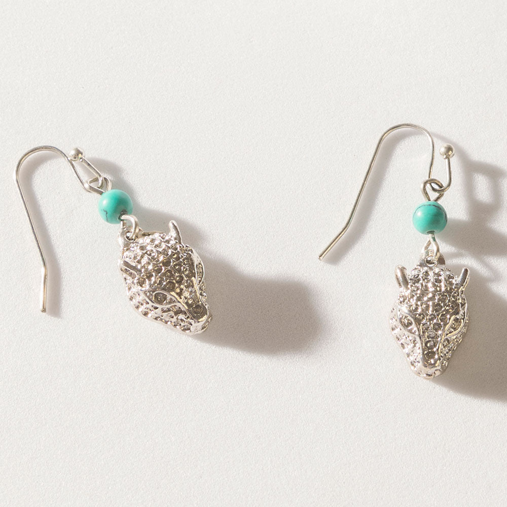 Myra Turquoise Trails & Silver Tales Set of 16 Earrings