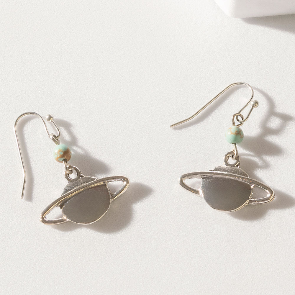 Myra Turquoise Trails & Silver Tales Set of 16 Earrings