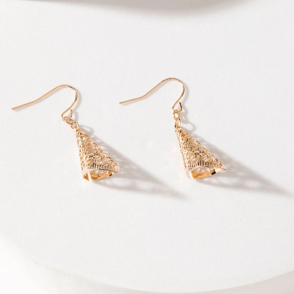 Elouise's Earrings in Desert Gold - Myra USA