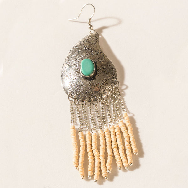 Echoes of Santa Fe Earrings in Canyon Teal - Myra USA