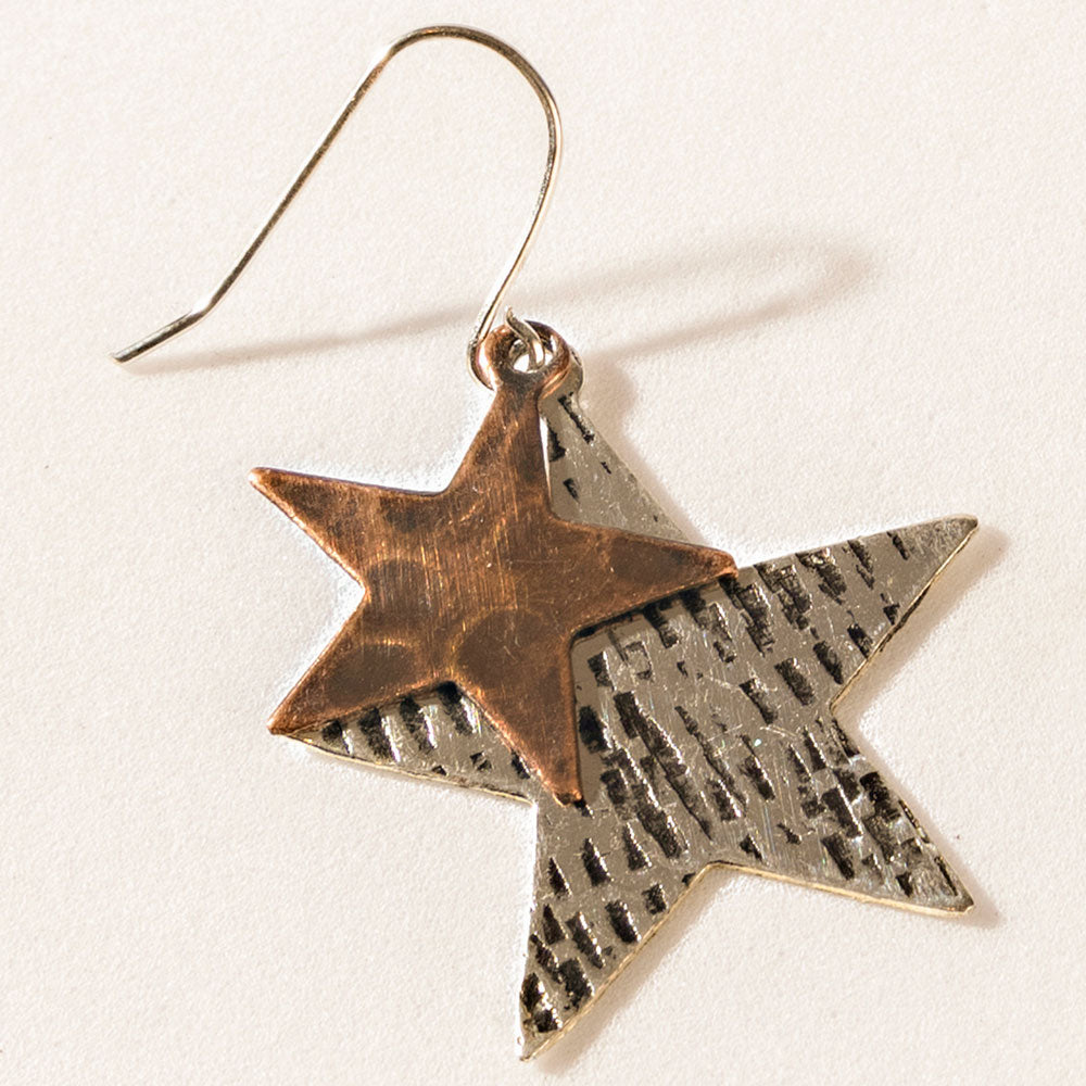 Nova Glimmer Earrings in Moon Silver - Myra USA
