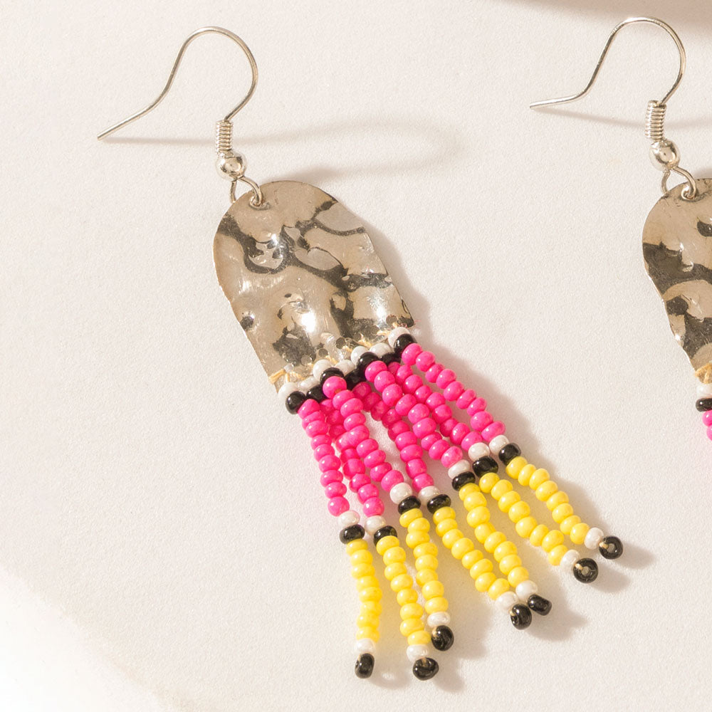 Wild Vaquero Earrings in Rodeo Pink - Myra USA