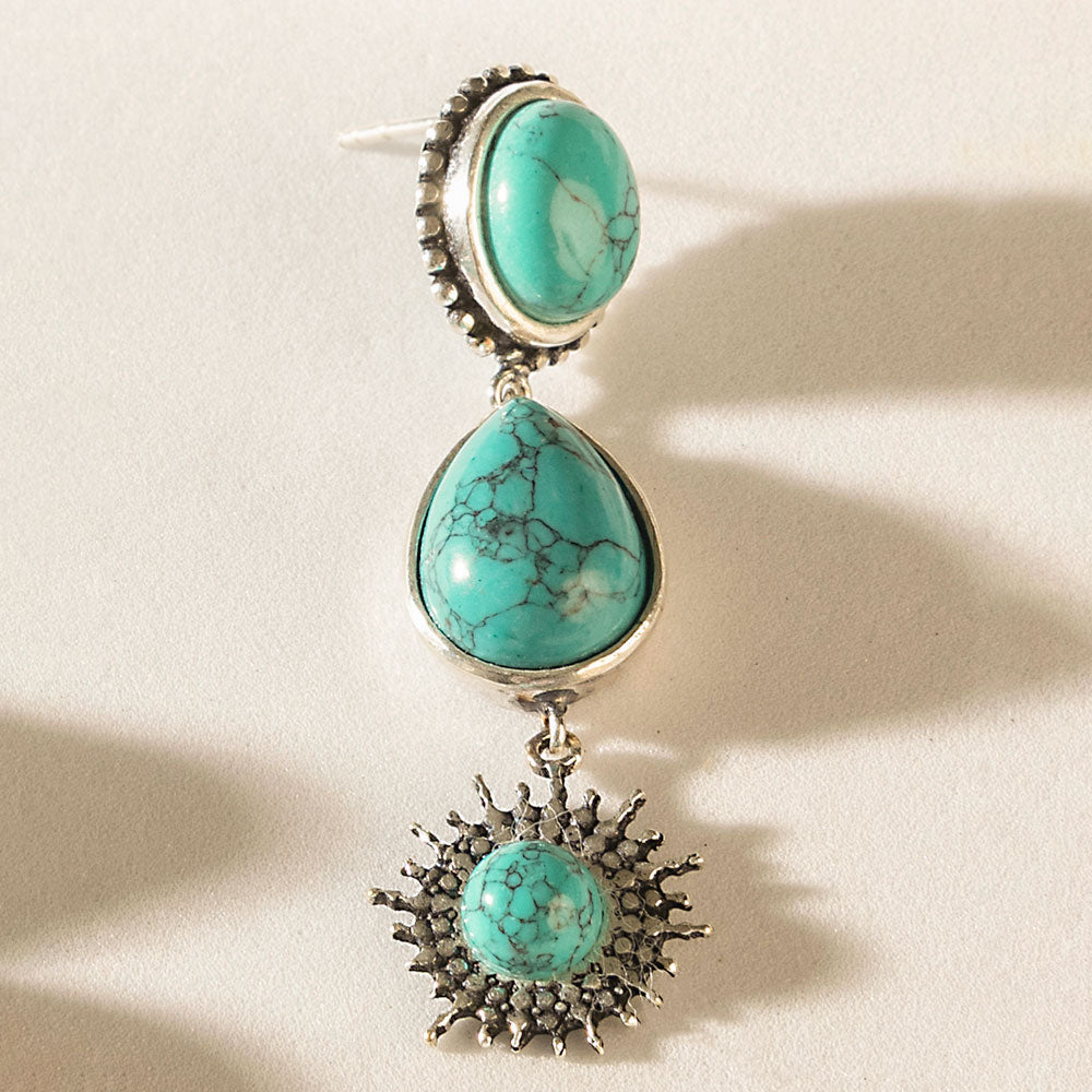 Wildlight Spirit Earrings in Mirage Teal - Myra USA