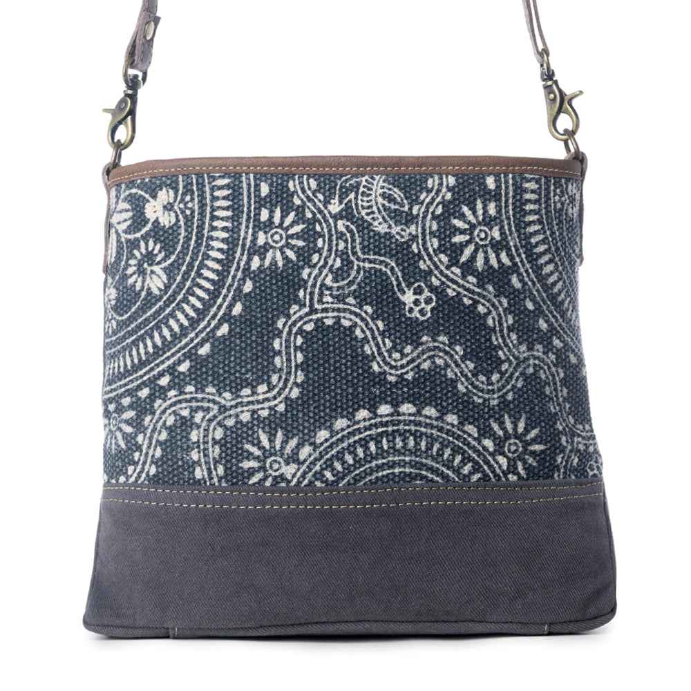 Navy Kilim Shoulder Bag