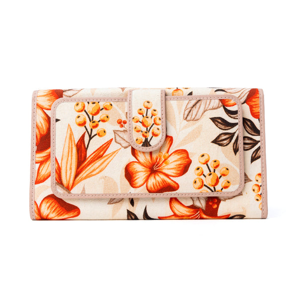 Myra Amber Grove Woven Wallet in Golden Sienna - Myra USA