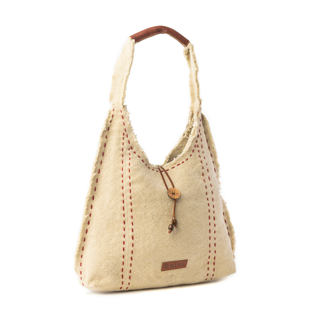 Myra Desert Loom Shoulder Bag in Harvest Yellow