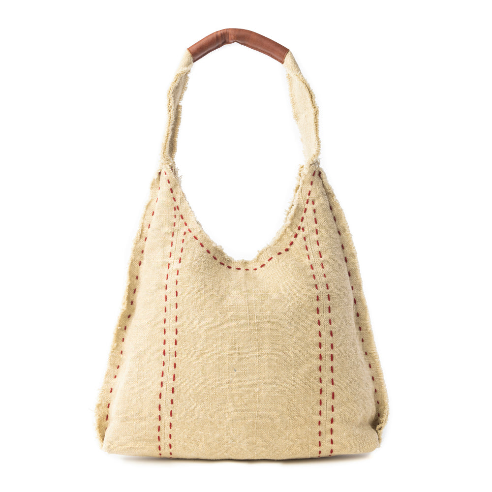 Myra Desert Loom Shoulder Bag in Harvest Yellow