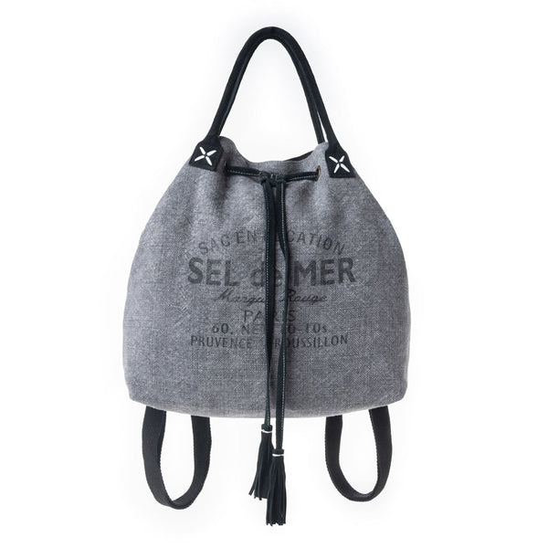 Myra Sel de Mer Bucket Backpack in Storm Grey - Myra USA