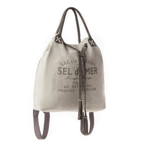 Myra Sel de Mer Bucket Backpack in Drift Olive - Myra USA