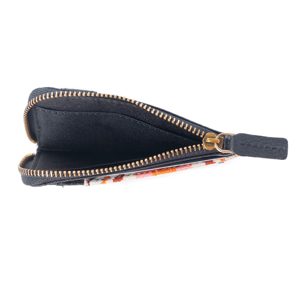 Myra Prism Dawn Leather Credit Card Holder in Mesa Rust