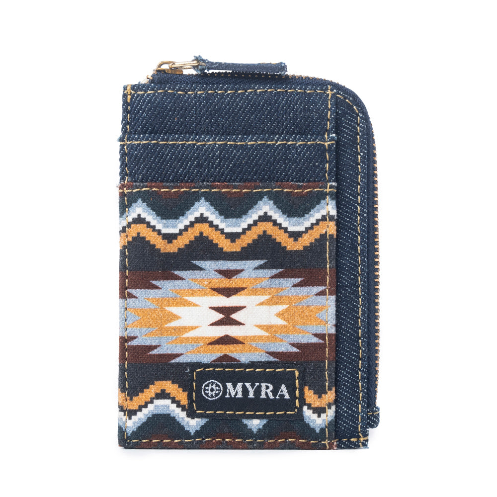 Myra Nava Indigo Credit Card Holder in Vintage Denim