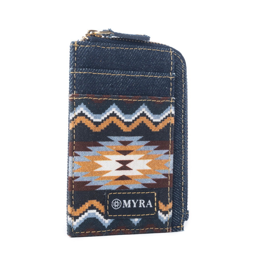 Myra Nava Indigo Credit Card Holder in Vintage Denim