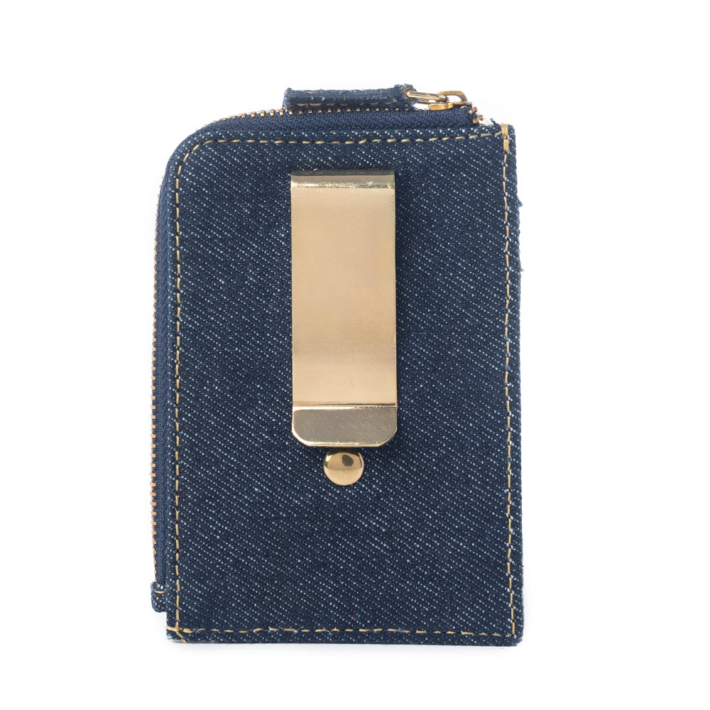 Myra Nava Indigo Credit Card Holder in Vintage Denim
