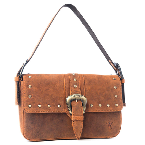 Yellowstone Amber Paradise Handbag with Rivets - Myra USA