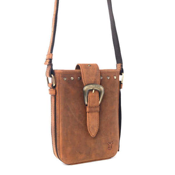 Yellowstone Wildhaven Amber Buckle Crossbody Bag - Myra USA