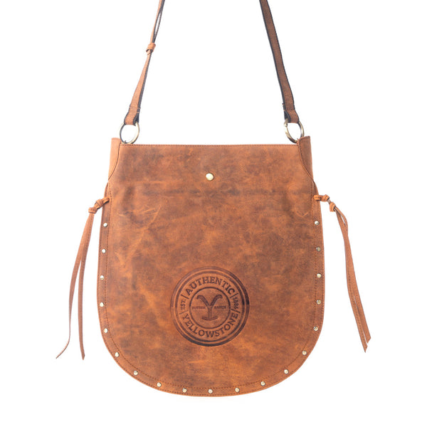Yellowstone Amber Frontier Studded Sling Bag - Myra USA