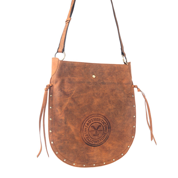 Yellowstone Amber Frontier Studded Sling Bag - Myra USA