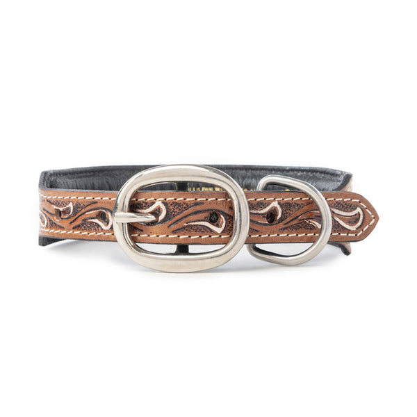 Prairie Sunflower Trail Dog Collar in Sandstone - Myra USA