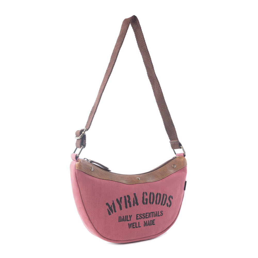 Myra Goods Mauve Ridge Crossbody Bag in Dusty Rose