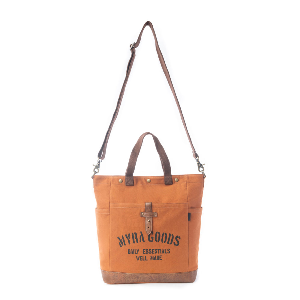 Myra Goods Redwood Tote Bag in Mocha Brown