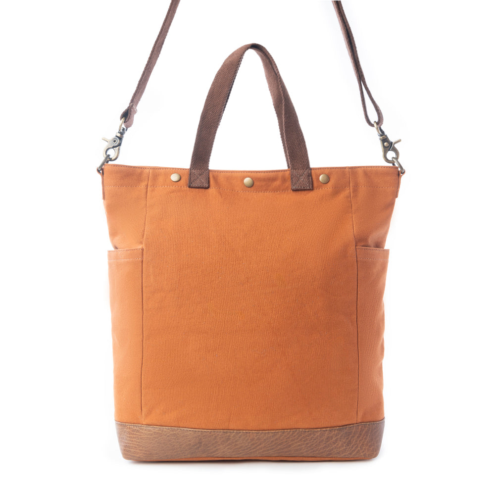 Myra Goods Redwood Tote Bag in Mocha Brown